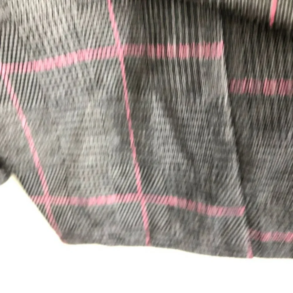 Torrid‎ size 1 / 1X / xlStudio Double Knit Blazer Jacket Plaid Gray Career Work